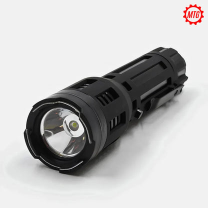 2-in-1 Taser with LED Flashlight  Stun Gun