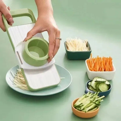 5in1 Vegetable Cutter Stainless Steel
