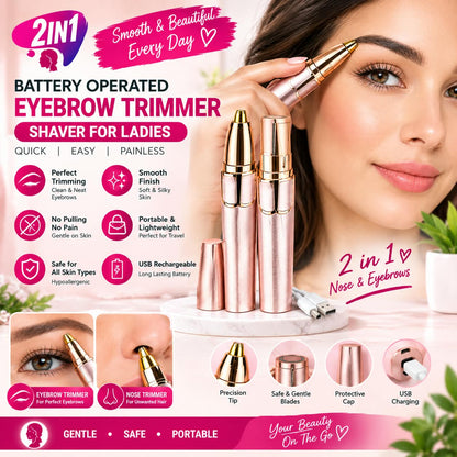 Ladies facial and eyebrows hair removal machine Rechargeable