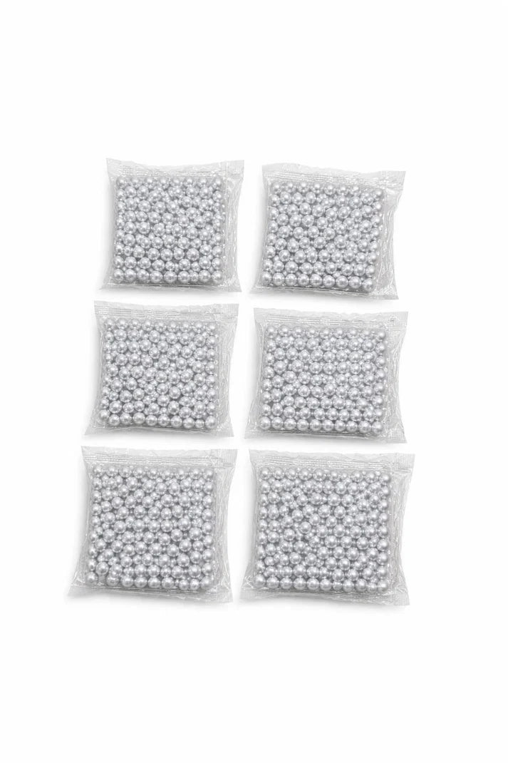 Silver Plastic BB Bullets (6 Pack Set)